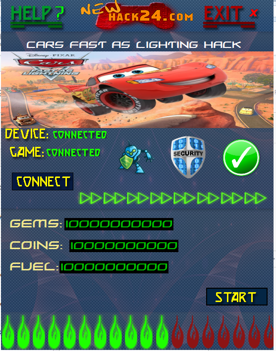 cars fast as lightning hack